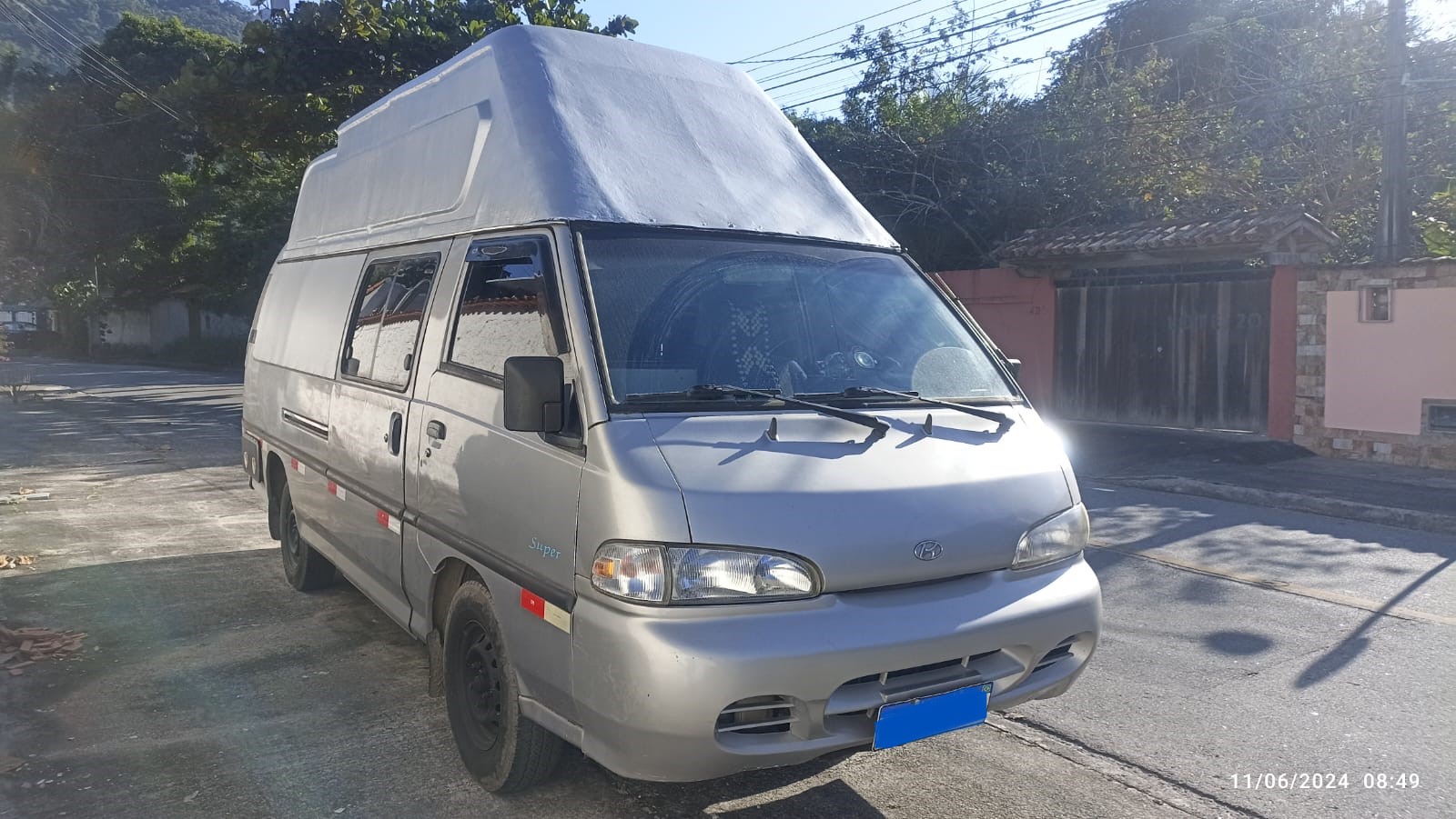 Motorhome Hyunday H100 - Teto Alto